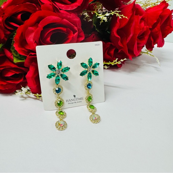 💎SUPER SALE GORGEOUS 925S CZ EARRINGS - Picture 1 of 11